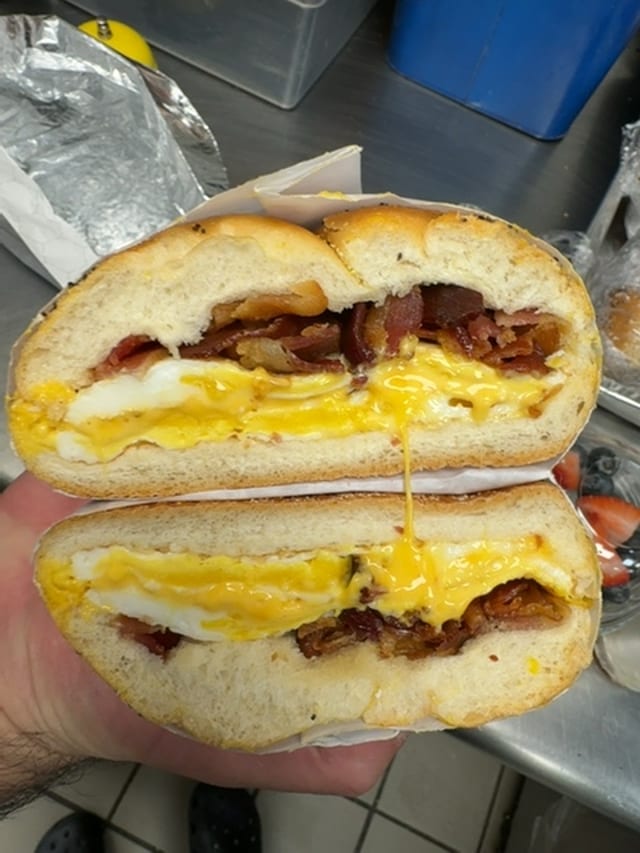 Bacon Egg & Cheese Sandwich.