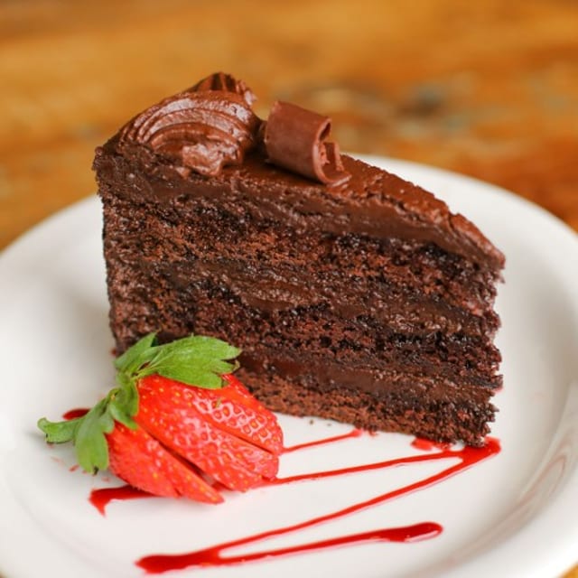 Chocolate Mousse Cake.