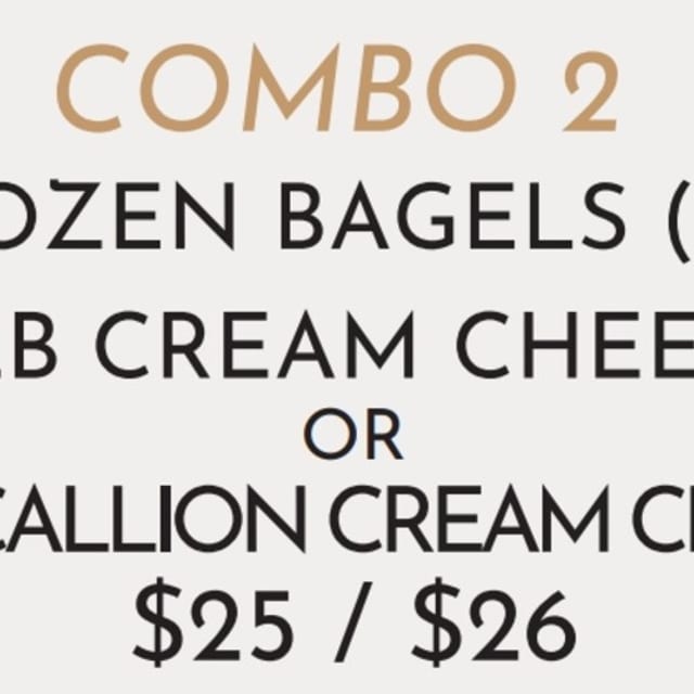Bagel Combo 2.