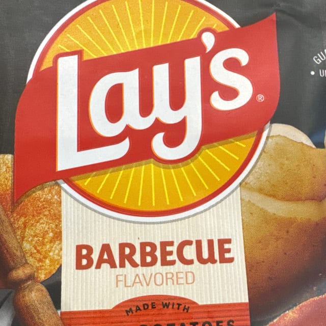 Lays BBQ Potato Chips.