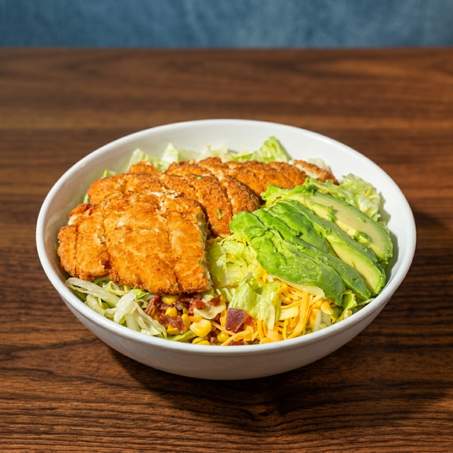 Chicken Finger Ranch Salad.