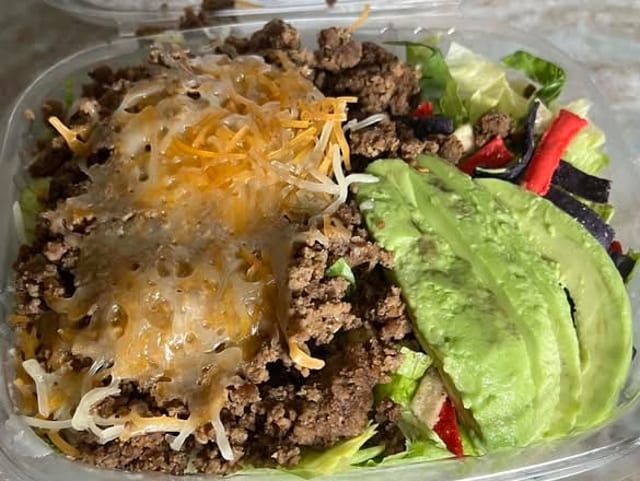 Beef Taco Salad.